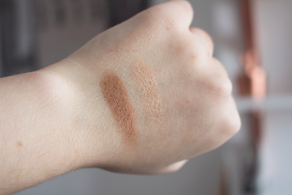 charlotte tilbury filmstar bronze and glow swatches
