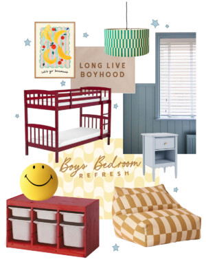 boys bedroom refresh