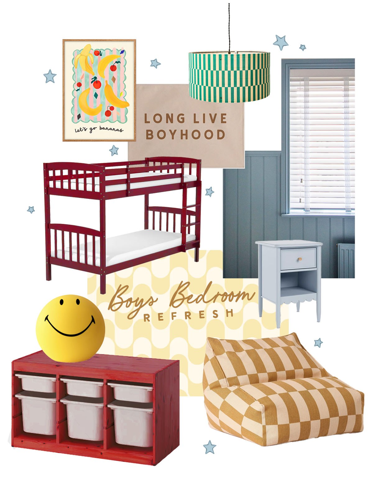 boys bedroom refresh